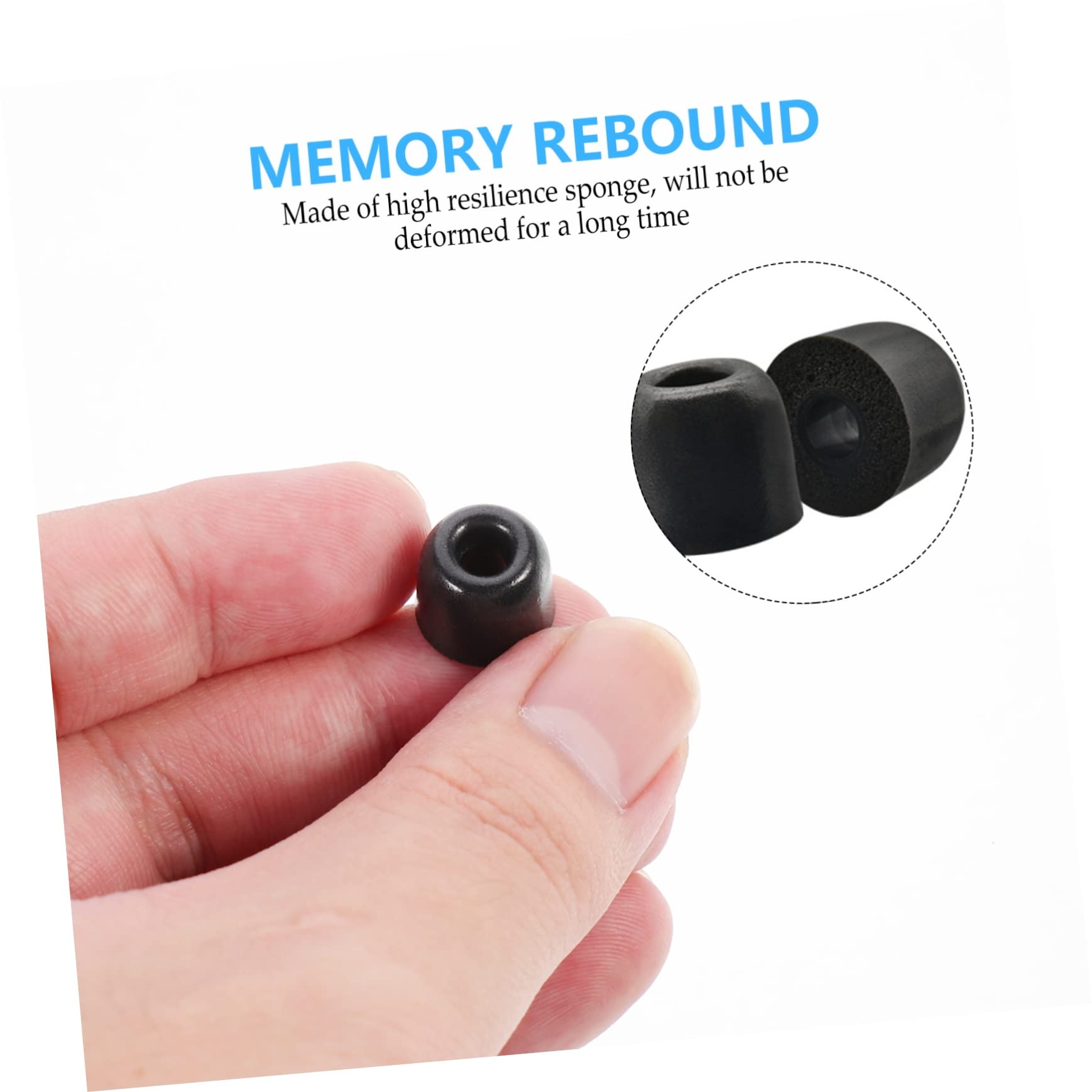 BESPORTBLE 40stücke Ersatz-ohrstöpsel Für Kopfhörer Memory Foam Kompatibel Mit Meisten Ear-modellen Schalldämpfend Ergonomisch Installieren Langlebig Und Hygienisch