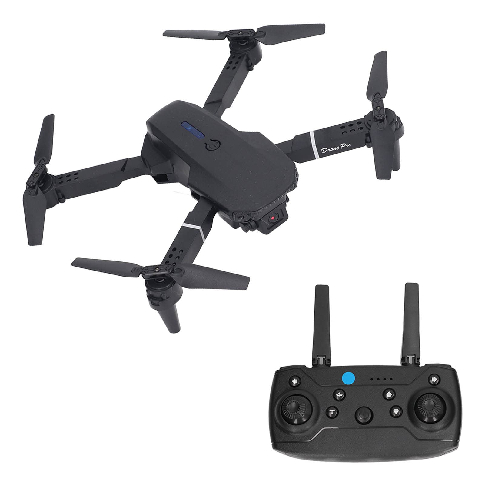 VBESTLIFE Drone E88 avec Double Caméra pour Adultes Débutants, Drone Quadricoptère RC Pliable avec Fonction Vidéo, Contrôle par Application Mobile