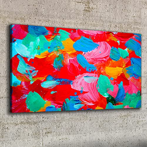 Impression Photo sur Toile Brosser Tableau Décoration Salon 100x50 - 2