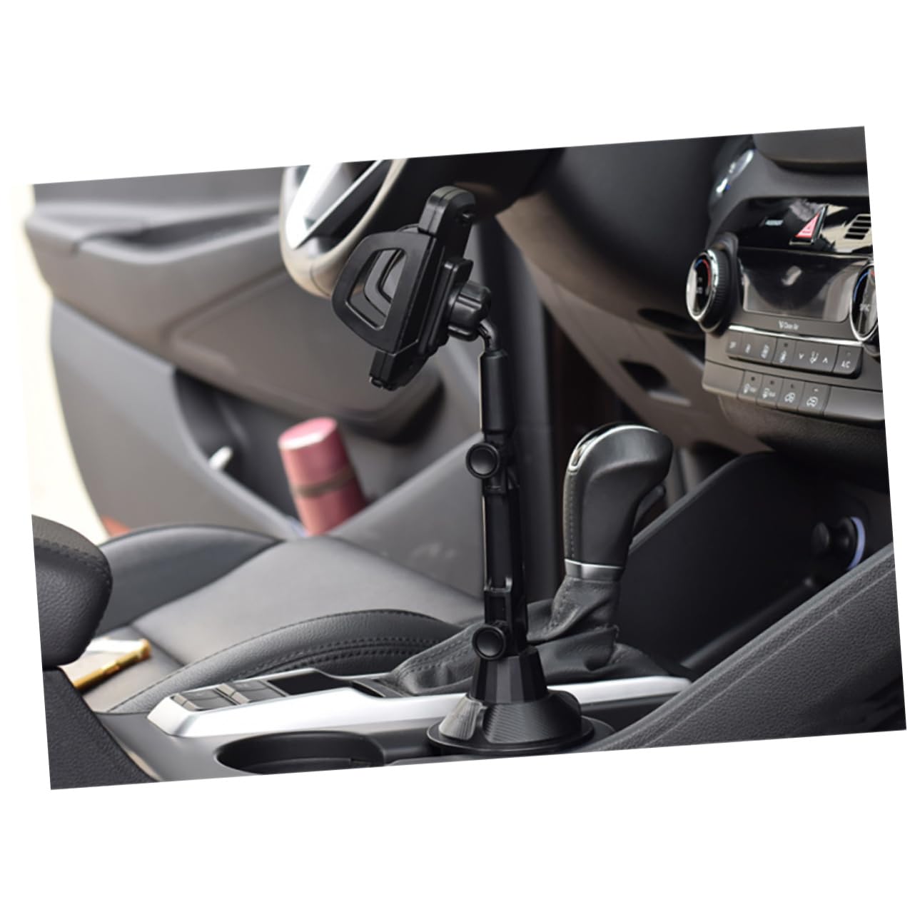CHILDWEET Supporto Portabicchieri Auto Supporto Per Telefono in Abs, Rotazione 360° Regolabile, Compatto e Leggero, Adatto Per Smartphone, Installazione Semplice e Compatibilità