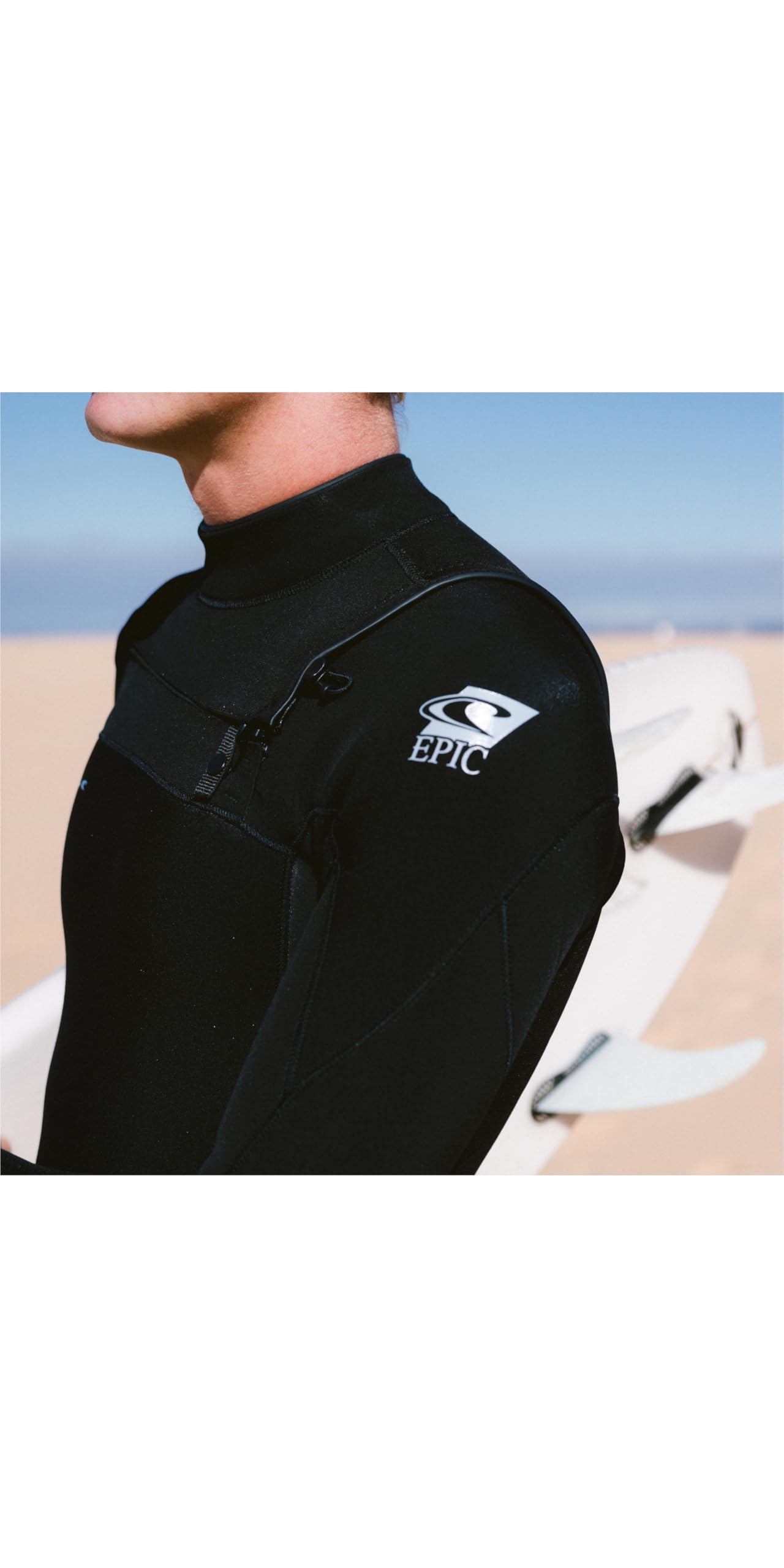 O'NEILL 2025 Hombres Epic 4/3mm Chest Zip Neopreno 5647 - Black