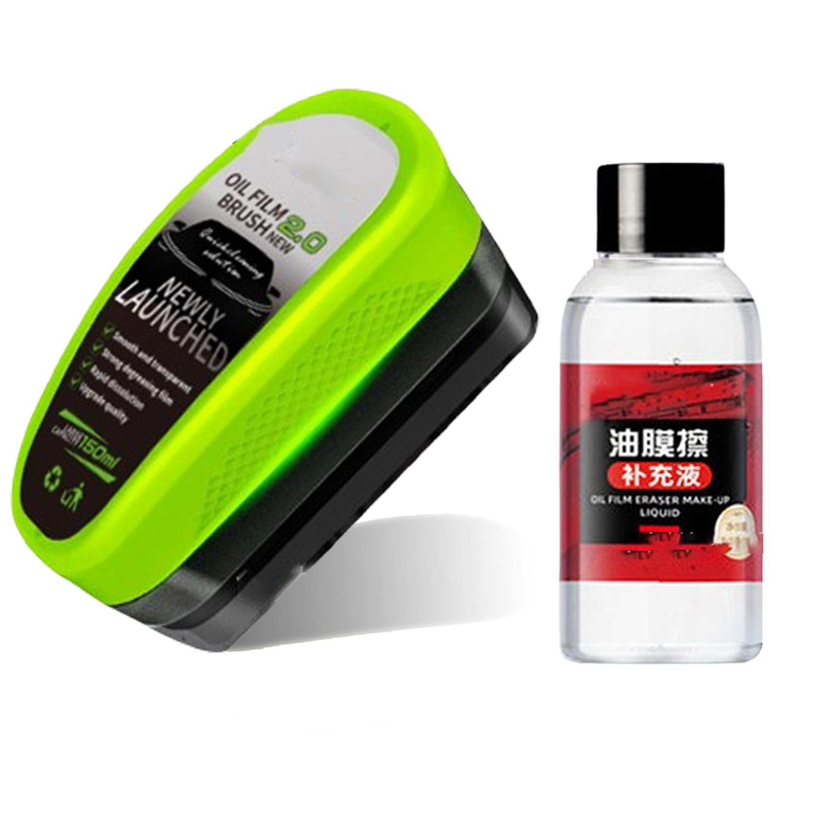 Oil Film Cleaning Brush For Car Windows, Automotive Oil Film Cleaning Brush, Car Glass Oil Film Cleaner, Universal Glass Cleaning Wipe Board (1pcs)