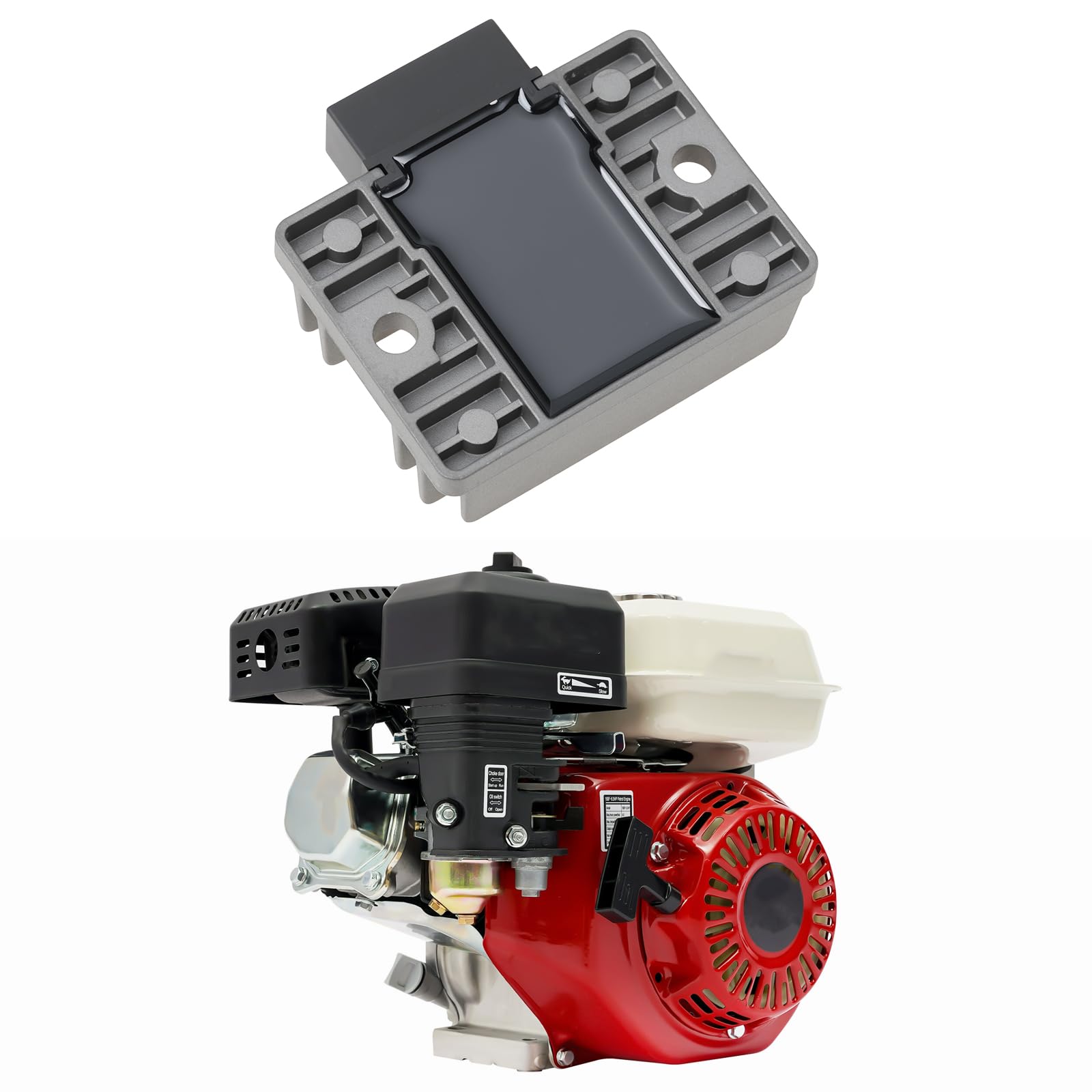 Raddrizzatore Regolatore 5 Pin Compatibile con Honda GX160 GX200 GX240 GX270 GX340 GX390 GX620 GX670