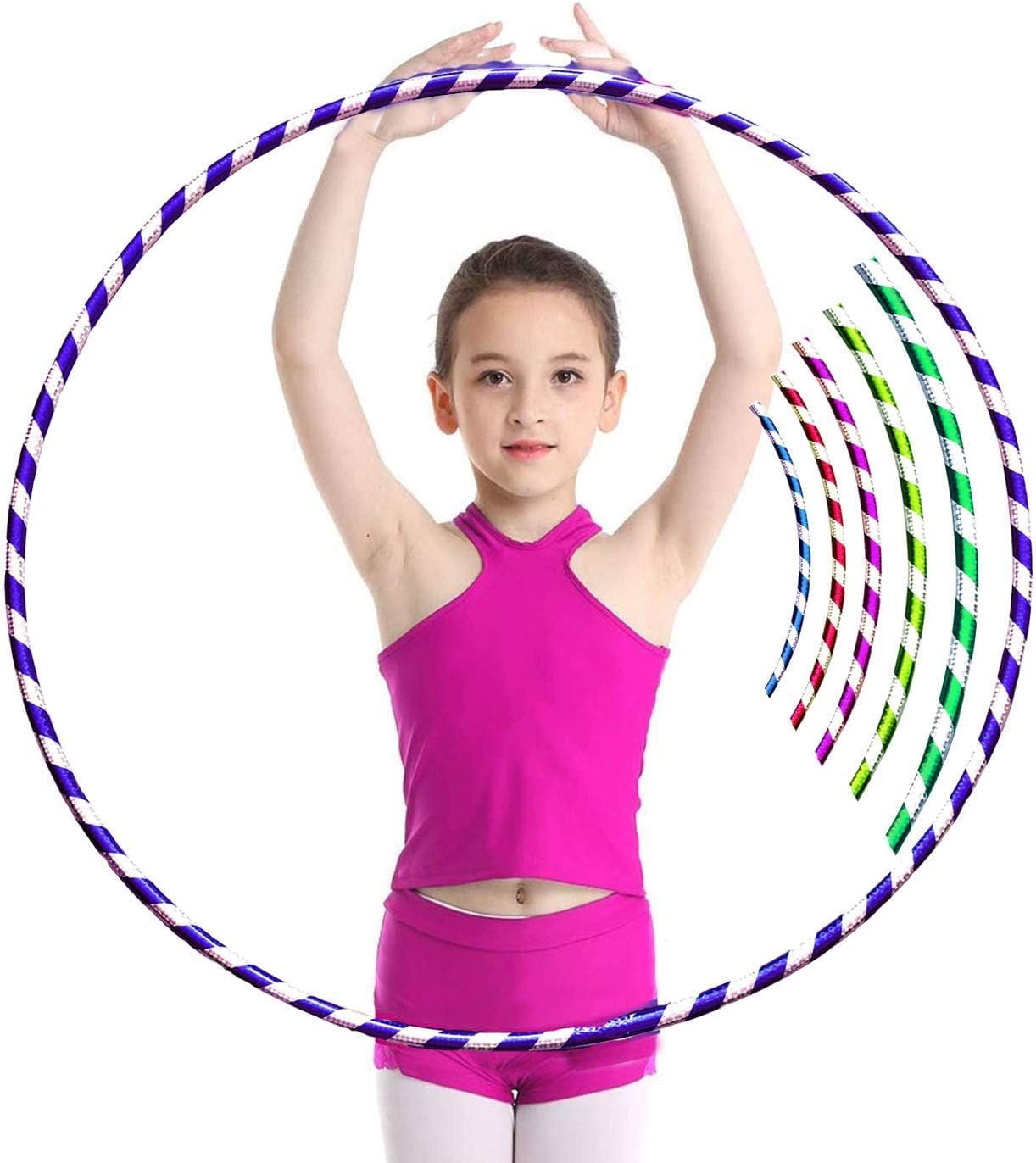 Comfortos Hula Hoop Adults & Kids PVC Tube Glitter Hoola Hoops Ring