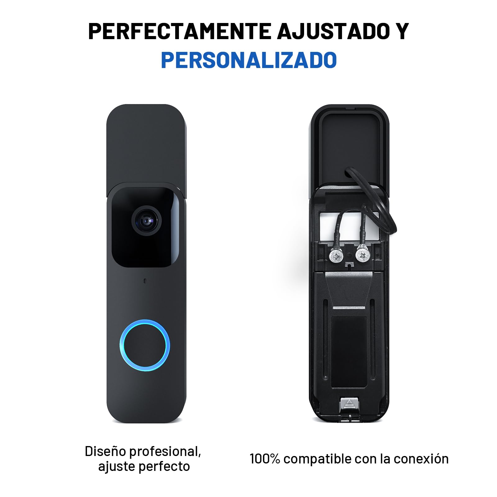 BITIWEND Transmisión de Señal Inalámbrica, Especialmente para Timbre Video Blink 1st & 2nd Gen, Kit de Amplificador de Timbre, Solo para Modo Cableado Fijo, Recepción de Señal de Largo Alcance