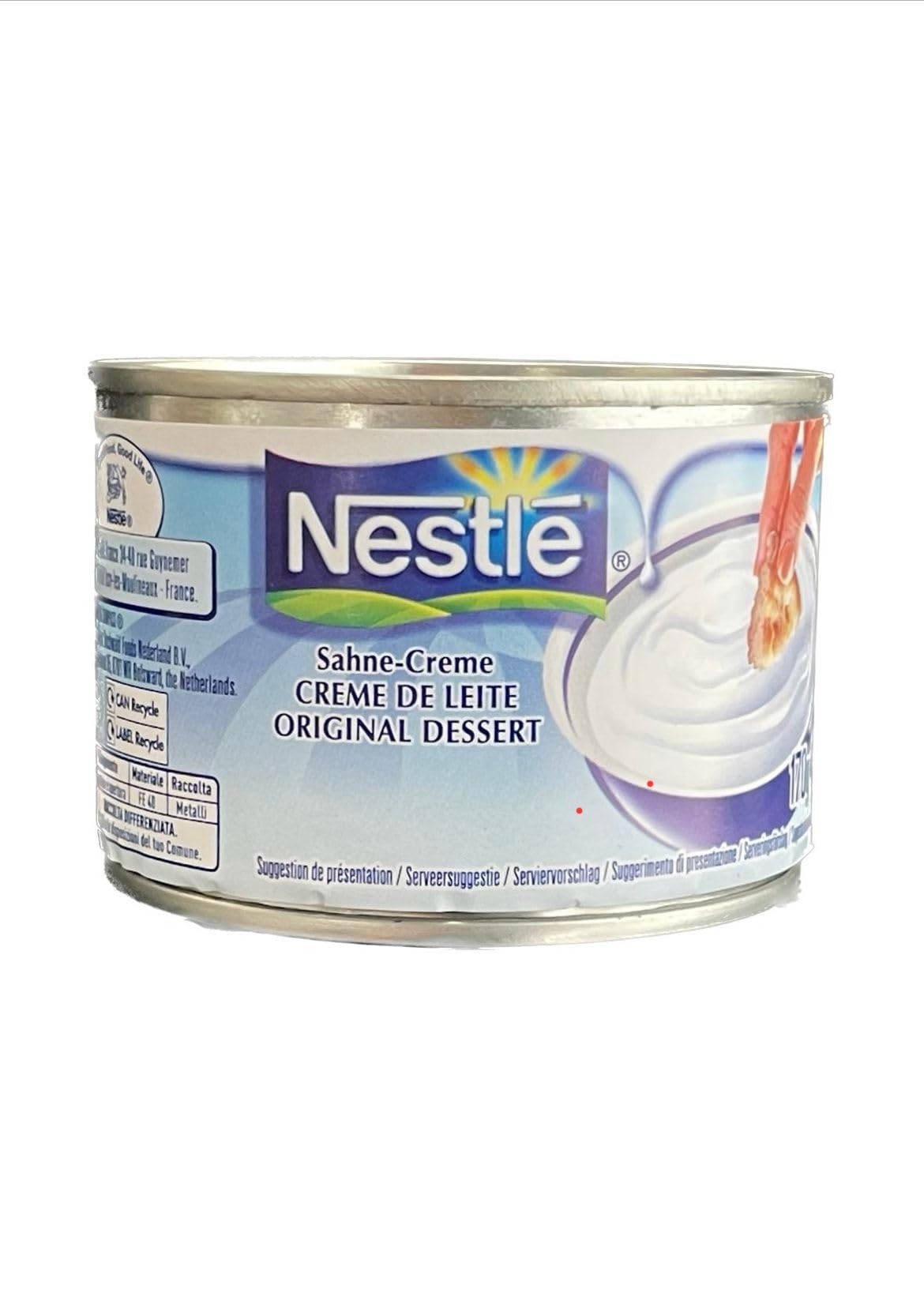 Kaymak Pamai Pai® Lot de 4 x 170 g de crème au lait Nestle Crème de dessert Crème au lait Puto