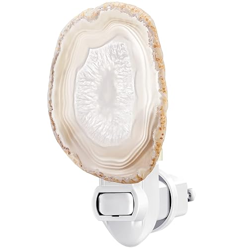 Hortsun Stone Nightlight Plug into Wall Christmas Agate Night Light