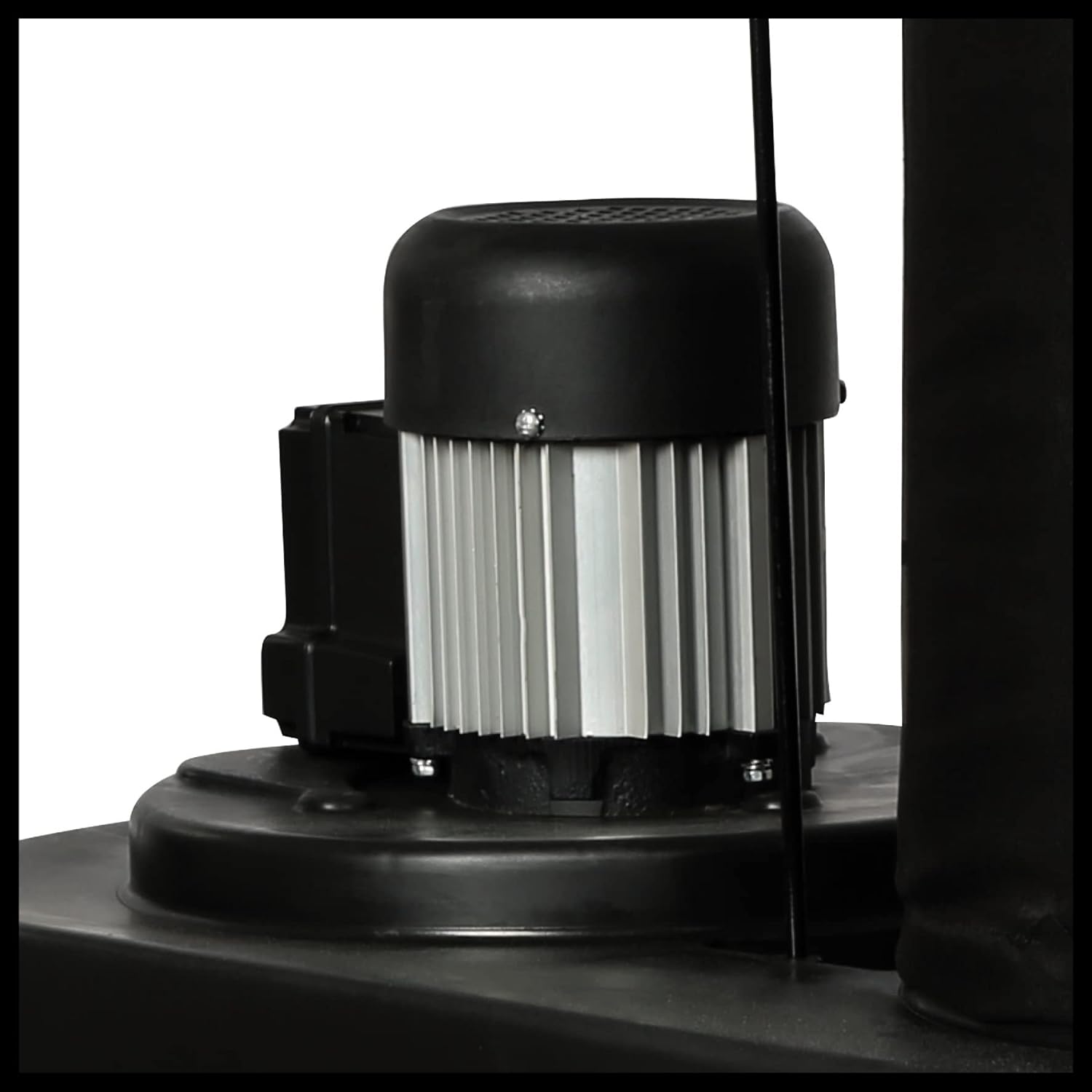 Close-up of the automatic power socket on the Einhell extraction system