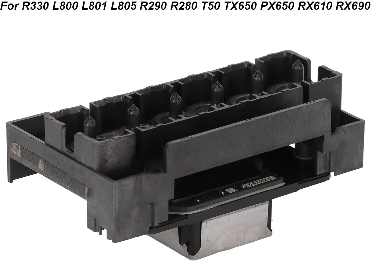 TOPINCN Office Printhead ABS Color Printhead Replacement R330 L800 L801 L805 R290 R280 T50 TX650 PX650 RX610 RX690 Print Head Color Printer Scanner Accessories