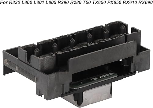 Miniatura 6 de TOPINCN Cabezal de impresión de oficina ABS Color cabezal de impresión reemplazo R330 L800 L801 L805 R290 R280 T50 TX650 PX650 RX610 RX690 Cabezal