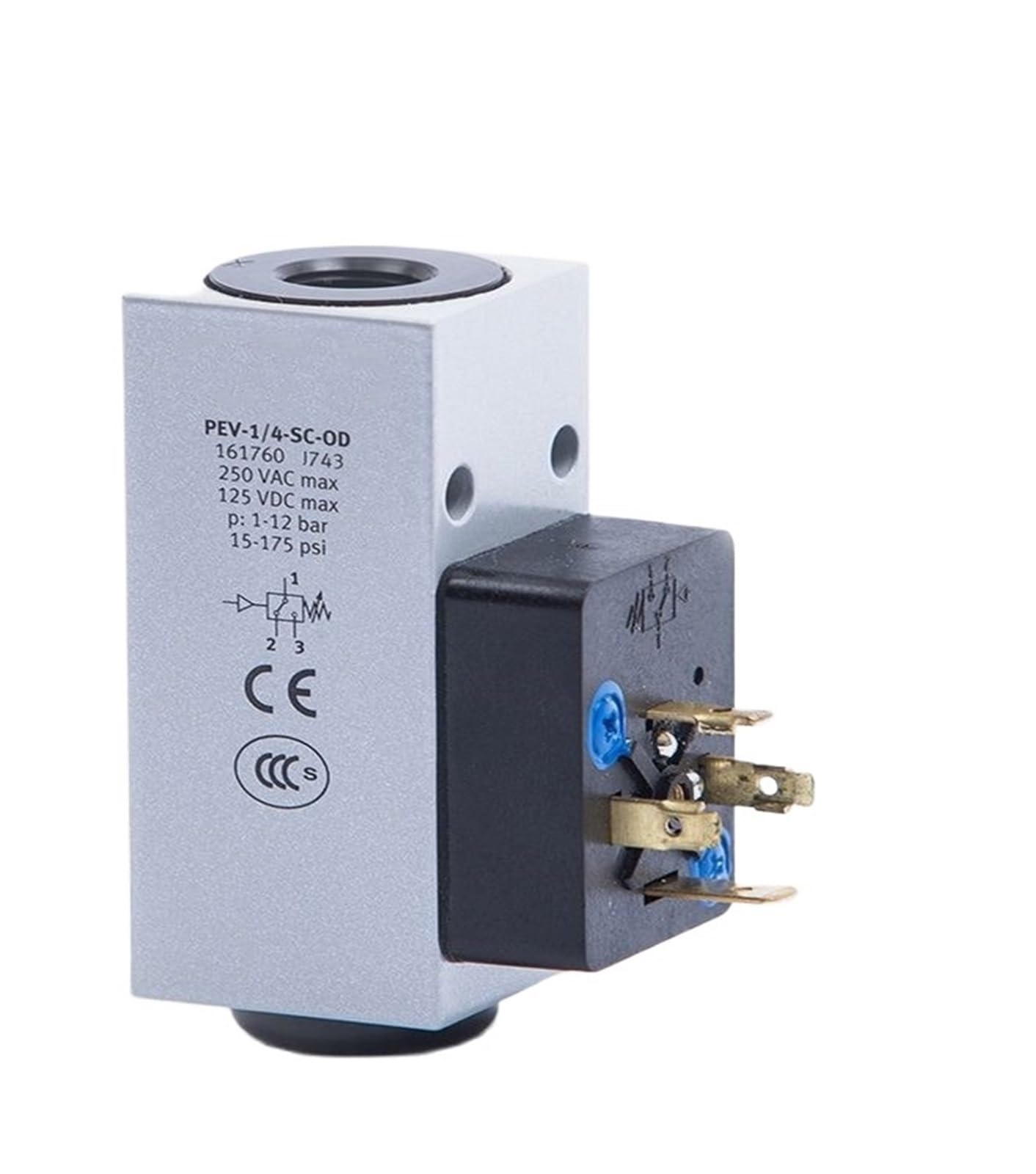 Interrupteur à pression pour stabiliser vos circuits d'air comprimé M12