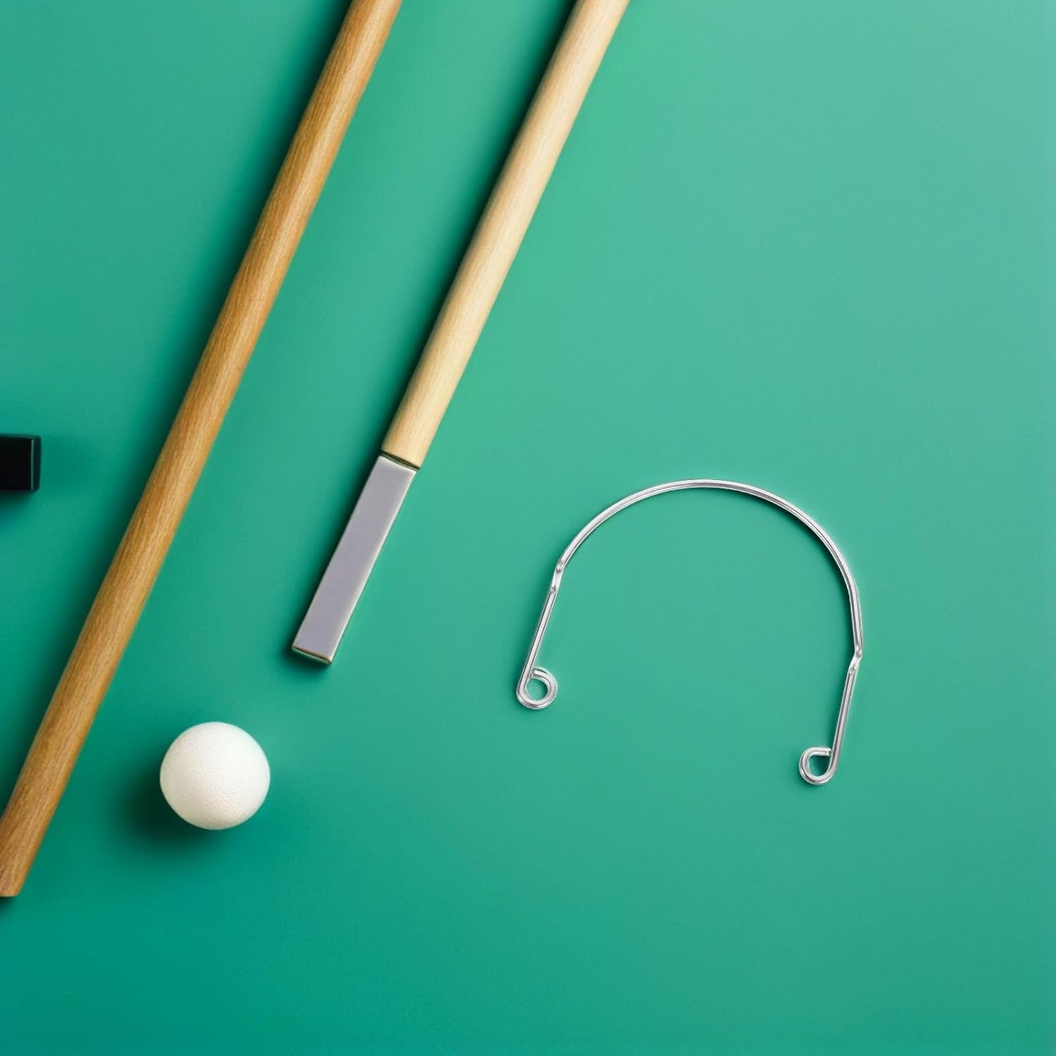 2 Sets Billiard Pocket Hangers, Pool Table Pockets Replacement Parts, Easy Installation Accessories for Home Pool Table Maintenance