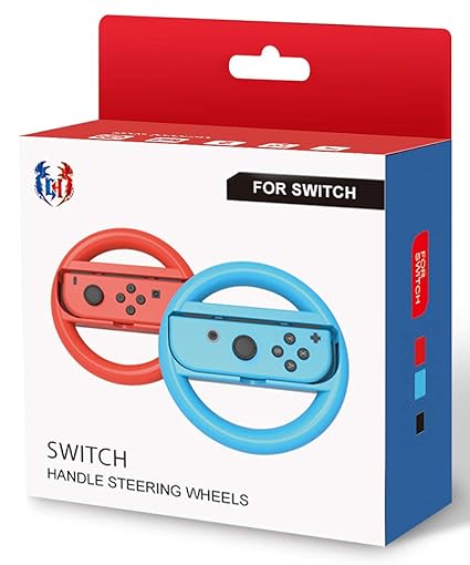 Kirby Air Riders-Rezension – Nintendo's Wipeout 8 61H8E061h9L. SX425 GH Switch 1 Steering Wheel for Mario Kart 8 Deluxe and Booster Course Pass (DLC), Racing Wheel Accessories Compatible with Nintendo Switch 1/Switch OLED Joy Con Controller (Red and Blue)