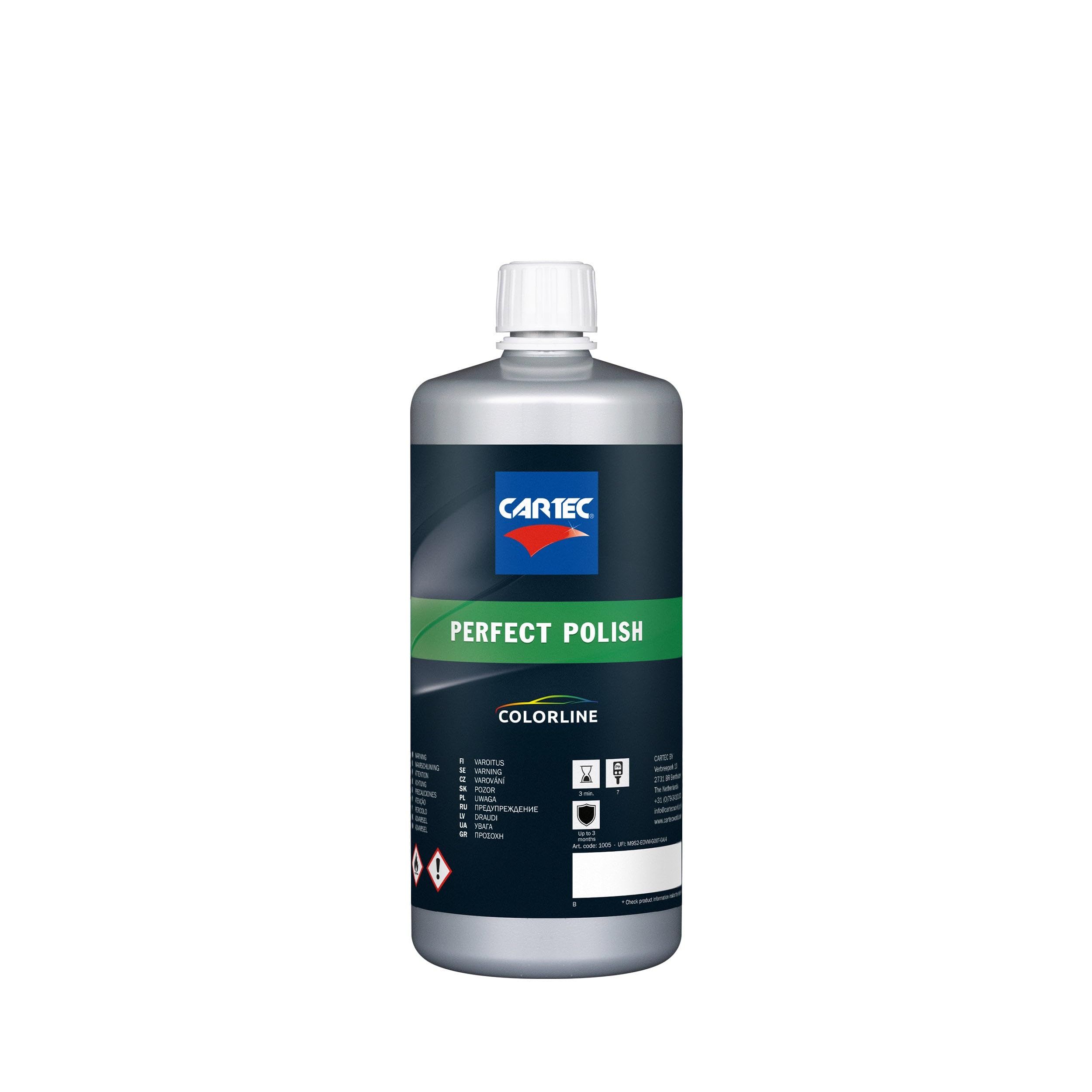 CARTEC PERFECT POLISH - Glaze Rimuovi Graffi per Carrozzeria Auto - Perfect Polish è un glaz in un'unica soluzione un pulitore ed una cera in grado di pulire, lucidare e proteggere 1 Litro