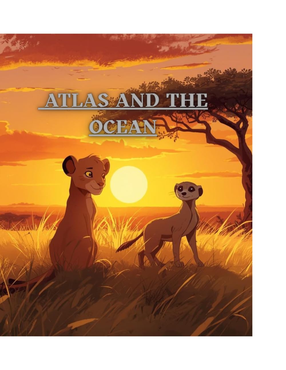 ATLAS AND THE OCEAN: Children's Books Where Friendship Meets Adventure Animals Lions & Tiger 8-10