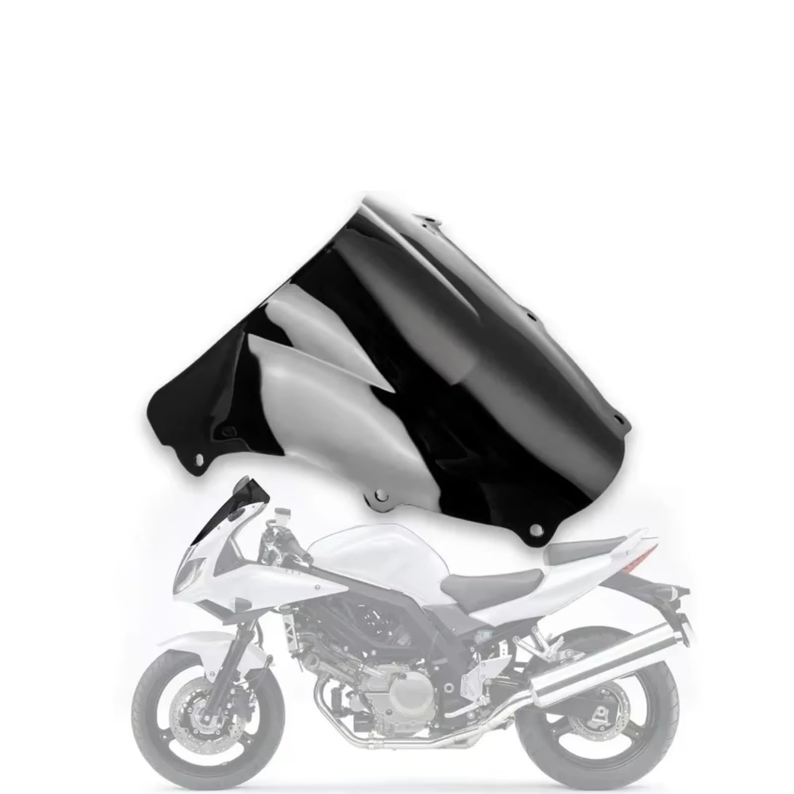 Deflector Viento Moto Compatible Con Suzuki Para SV650 Para SV650S SV1000 SV1000S 2003-2012 Accesorios De Piezas Parabrisas Motocicleta