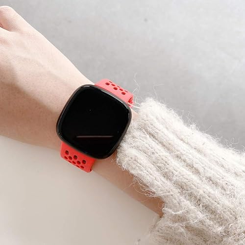 Miniatura 7 de Seleek Bandas de repuesto compatibles con Fitbit Versa 3  Versa 4  SenseSense 2, correa ajustable de silicona para mujeres y hombres, pequeñas y