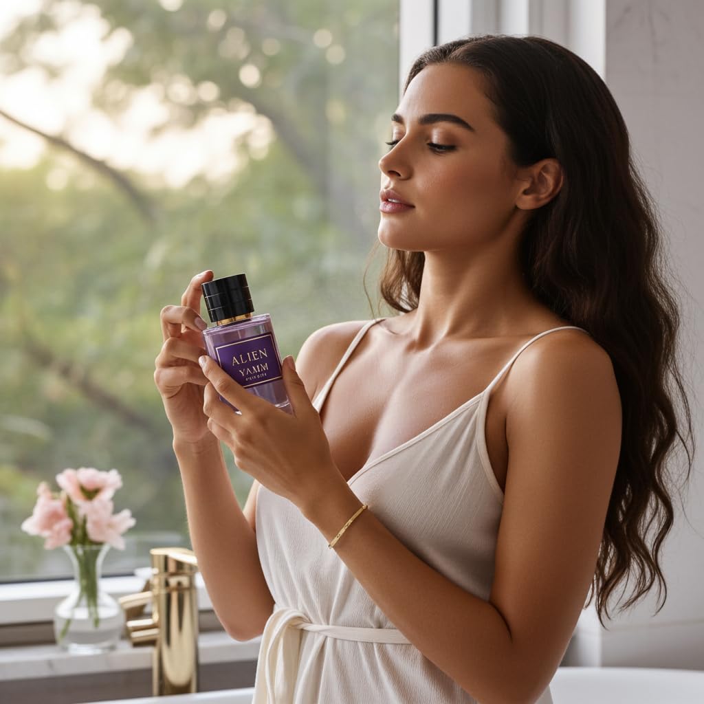 Alien | Extrait de Parfum Damen 50 ml | Jasmin Sambac & Amber | Orientalisch-holziger Duft | Mystische Eleganz & Langanhaltend