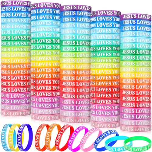 Bracelets chrétiens en silicone anti-irritation | Caoutchouc souple lot 100
