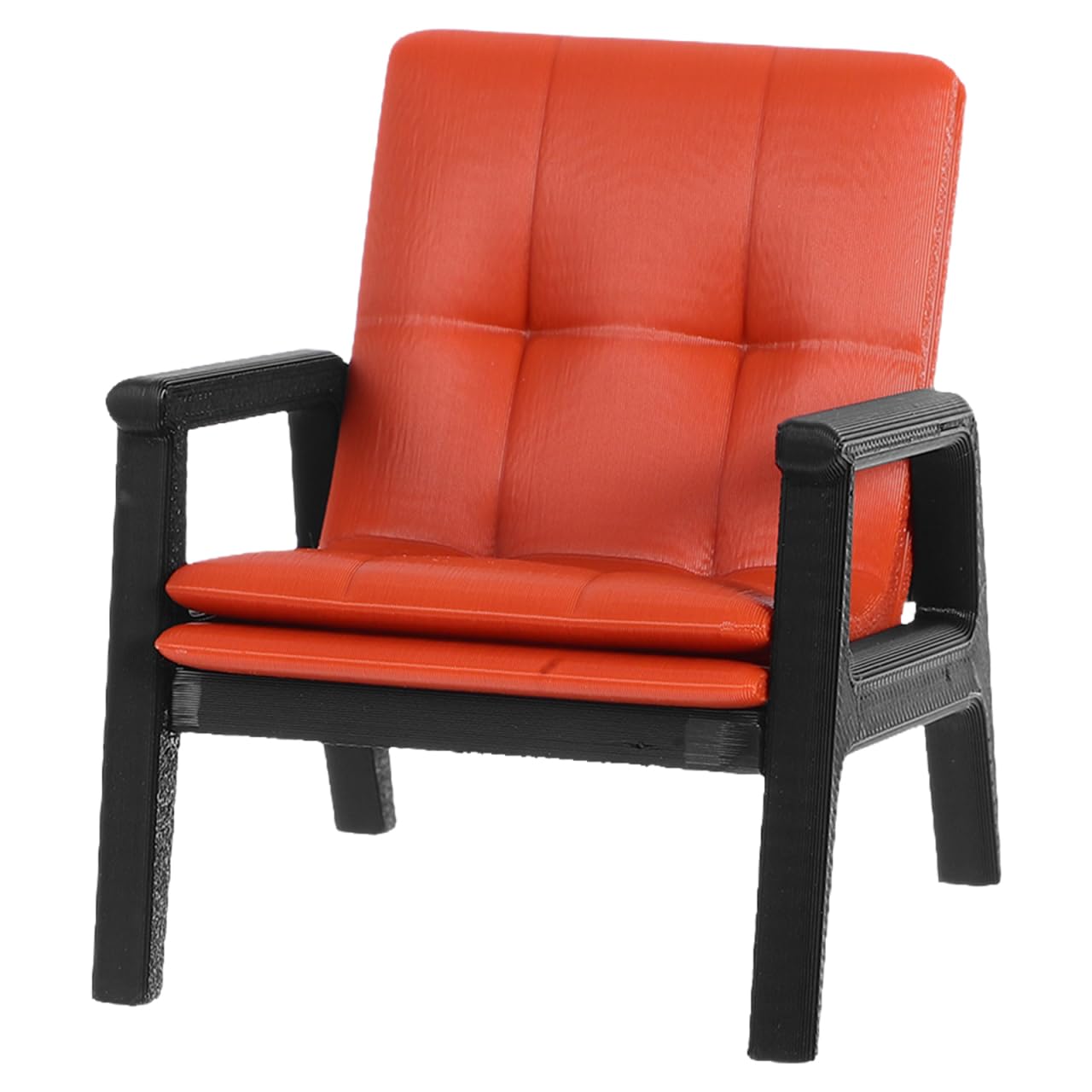 Zerodeko Miniaturowy fotel, pojedyncza sofa, fotel 1:12, miniaturowe meble, akcesoria, meble, dekoracja, urodziny, wesele, przyjęcie
