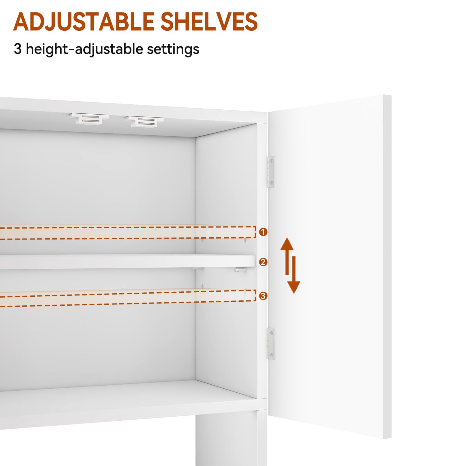 IBUYKE Le montage mural est une armoire de salle de bain WBS003W