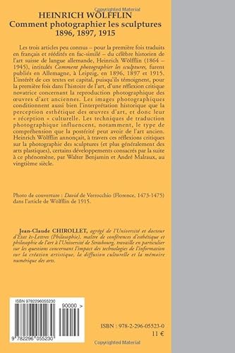 Heinrich wÔlfflin - comment photographier les sculptures - 1