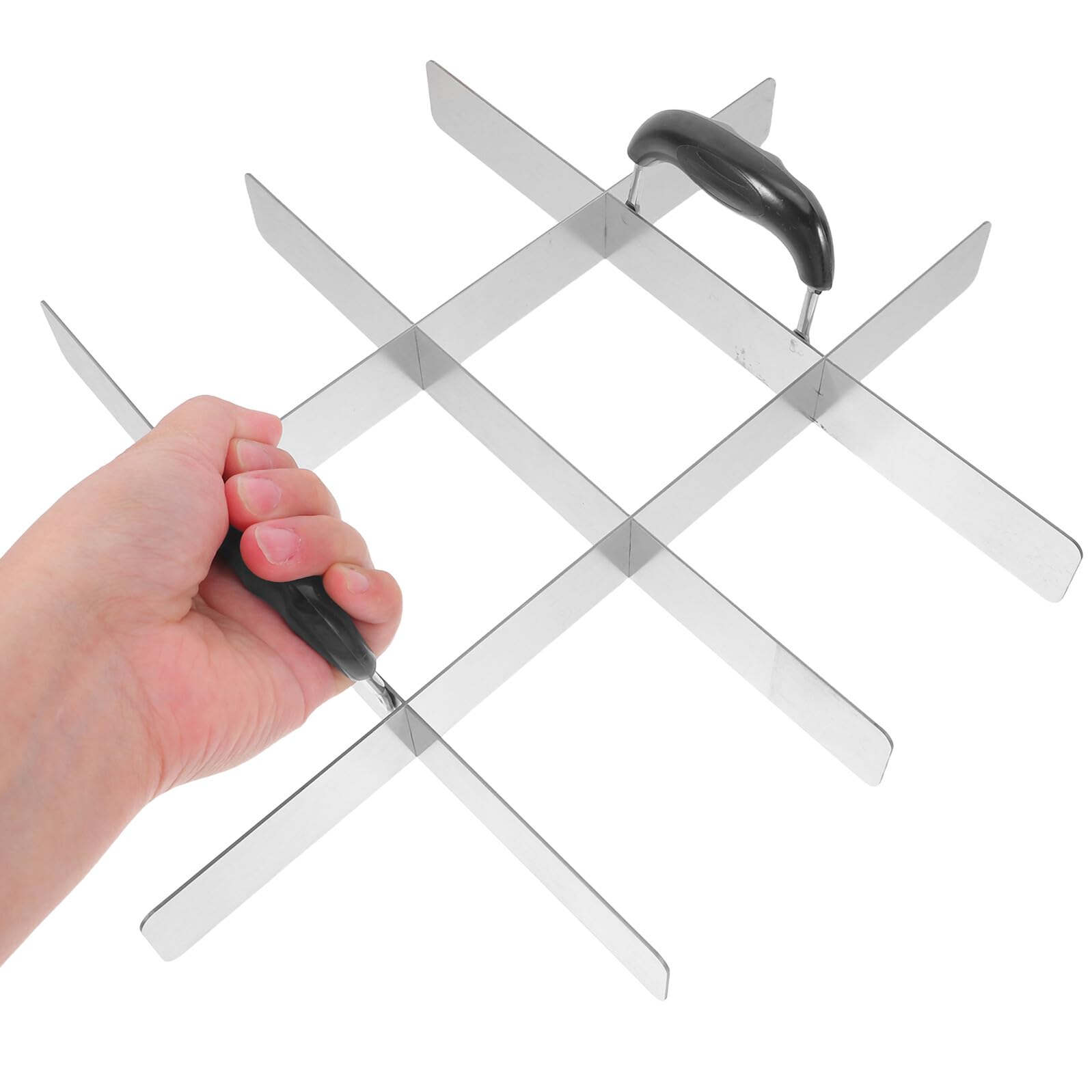 ULTECHNOVO 2pièces Séparateur à Gâteau Acier Inoxydable Diviseur à Gâteau Coupe-gâteau Outil De Pâtisserie Pour Découper Parts Support à Tarte Spatule De Transfert