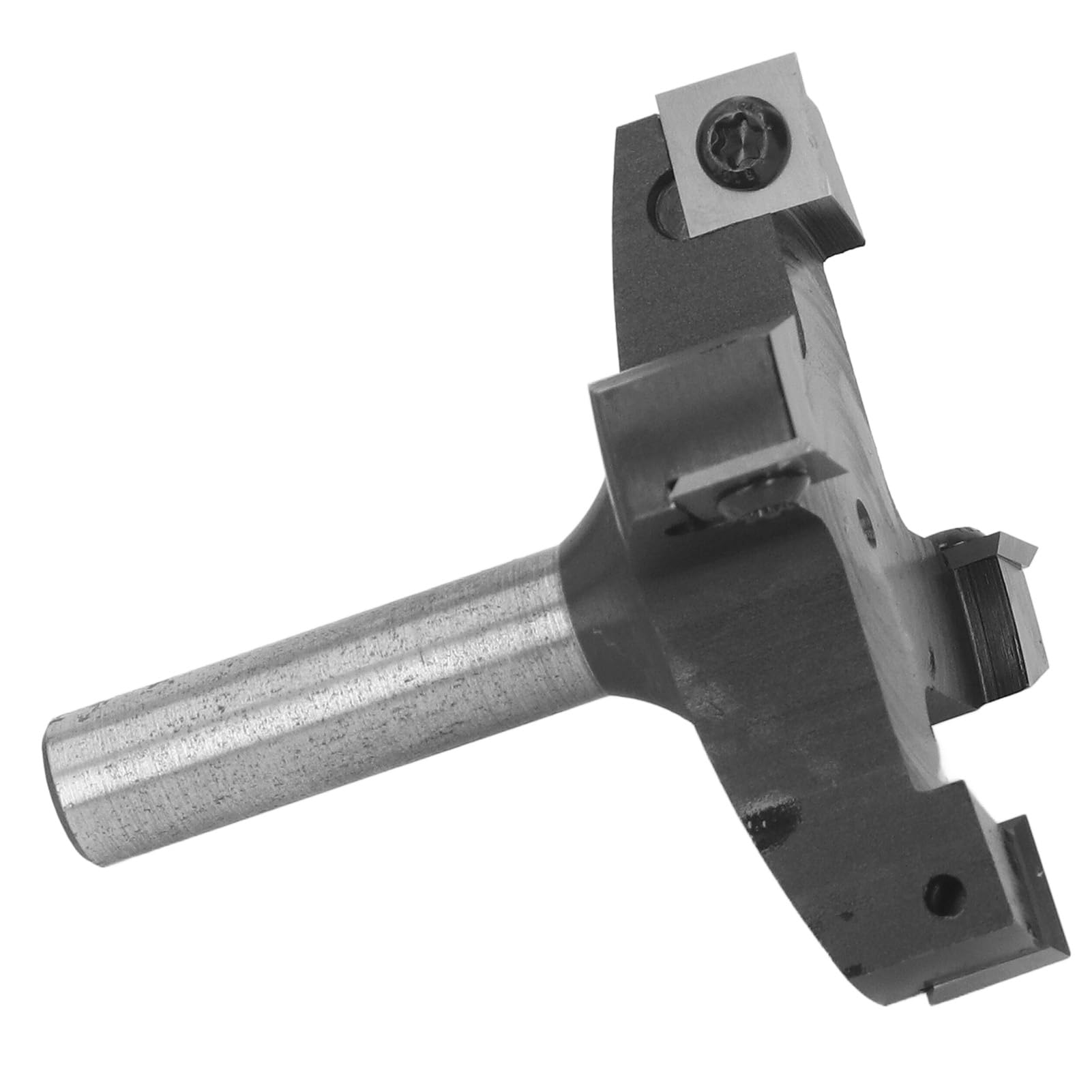 Frez Spoilboard 4-ostrzowy Frez Spoilboard, Frez Spłaszczający Płyty 1/2 Cala Shank Bit do Strugarki do Drewna do Projektów Związanych z obróbką Drewna