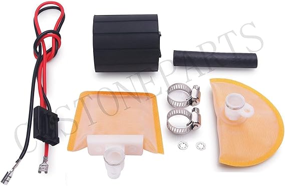 38mm Diameter Electric Intank Fuel Pump Core with Installation Kit FIT Toyota Camry Corolla 4Runner Avalon for Lexus ES350 ES300, FIT Pontiac Vibe, OE-Matching 12V DC Replaces E8213 (Core Only)