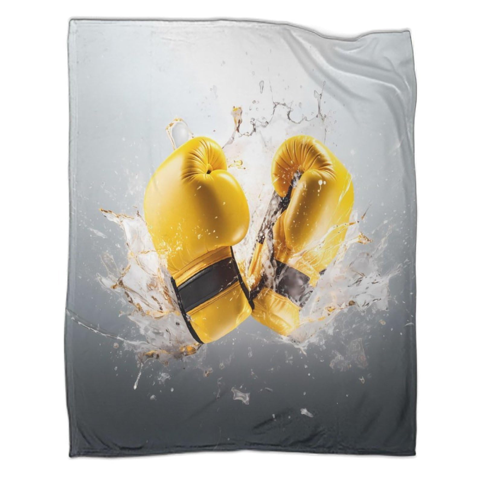 stampa 3D boxing gloves coperta microfibra biancheria da letto compatta e morbida coperta da viaggio leggera per regali per amici viaggiatori sports action 80×90inch(200x230cm)
