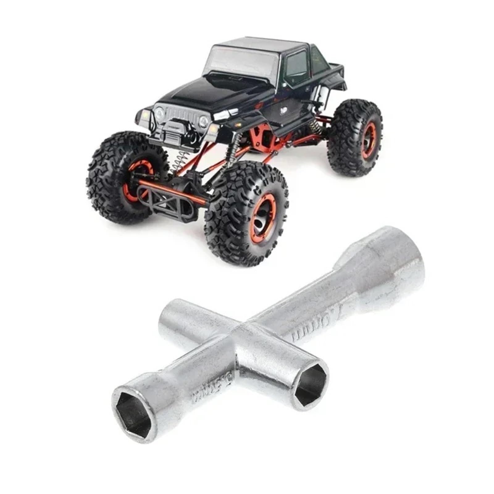 RC Auto Modelli Per HSP 80132 4/5/5.5/7mm Manica Chiave A Croce Chiave M4 Modello Controllo Remoto Strumento Ruota Auto Accessori Aggiornamento