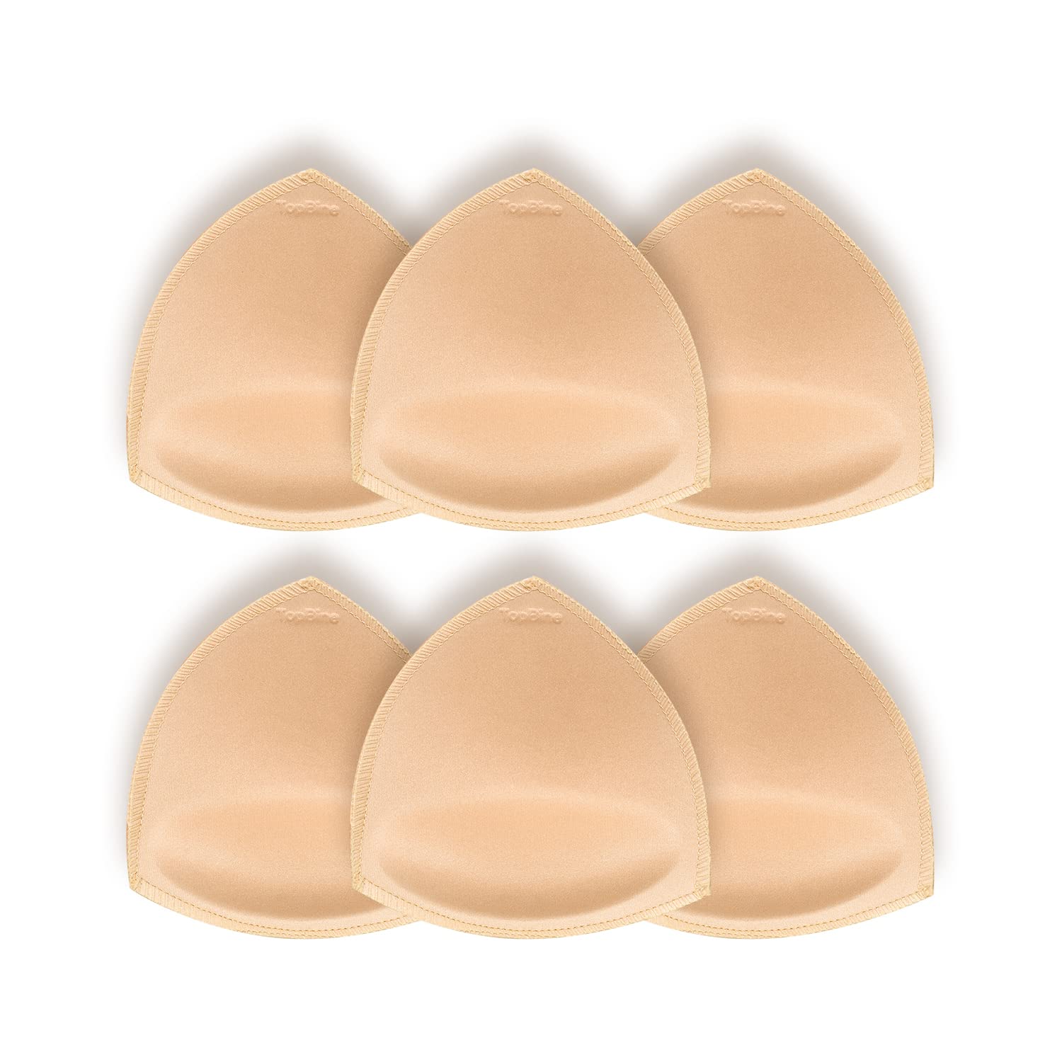 TopBine Inserti Imbottiti Per Reggiseno Push-Up, Senza Spalline, Lavabili, Multiuso (Coppe A/B E C/D)