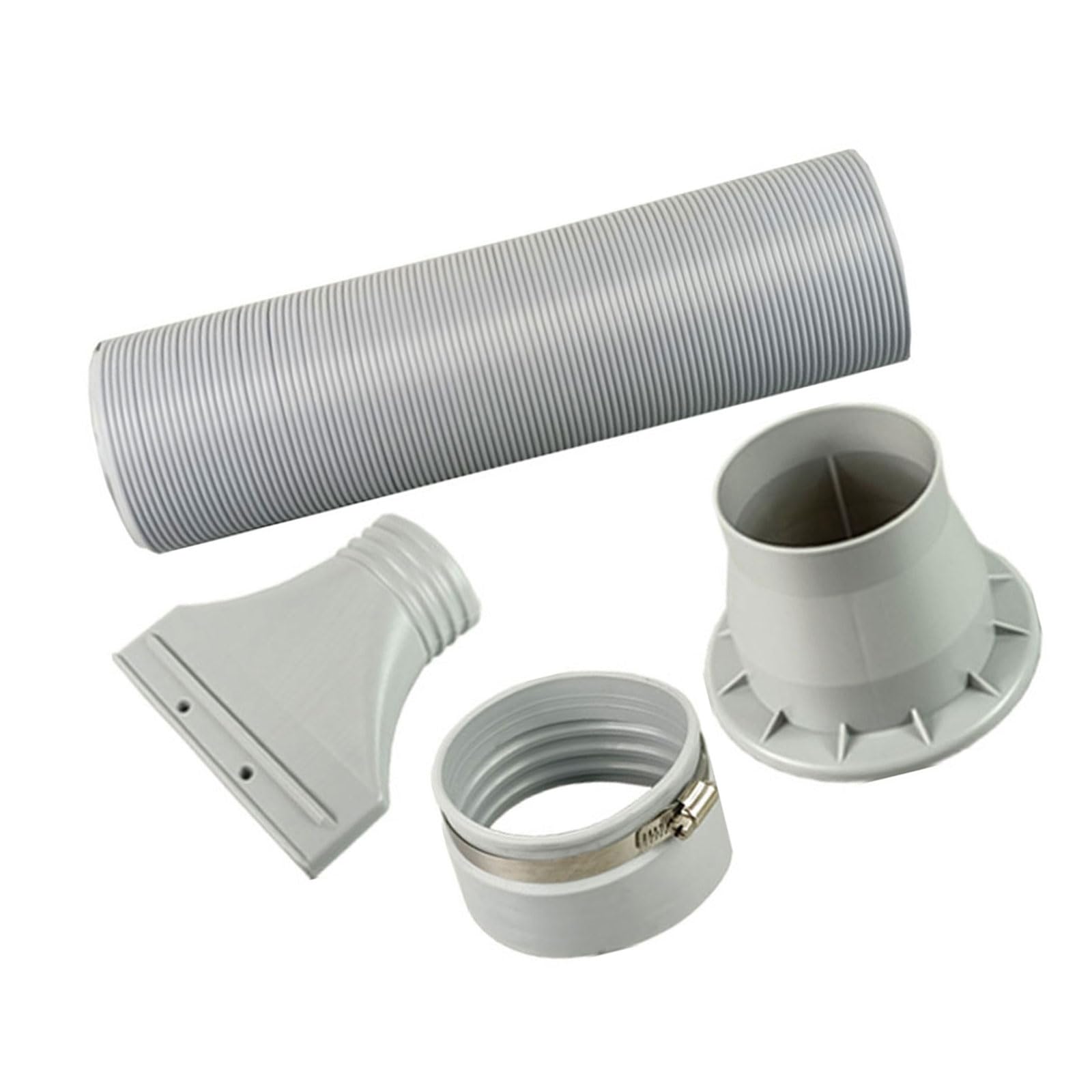 Pangboer Multicolor 2 Ac Exhaust Hose Adapter | Window Flat Connection | For Dryers & Portable Air Conditioners Exhaust Hose Air Conditioning Window Flat Connection Adapter