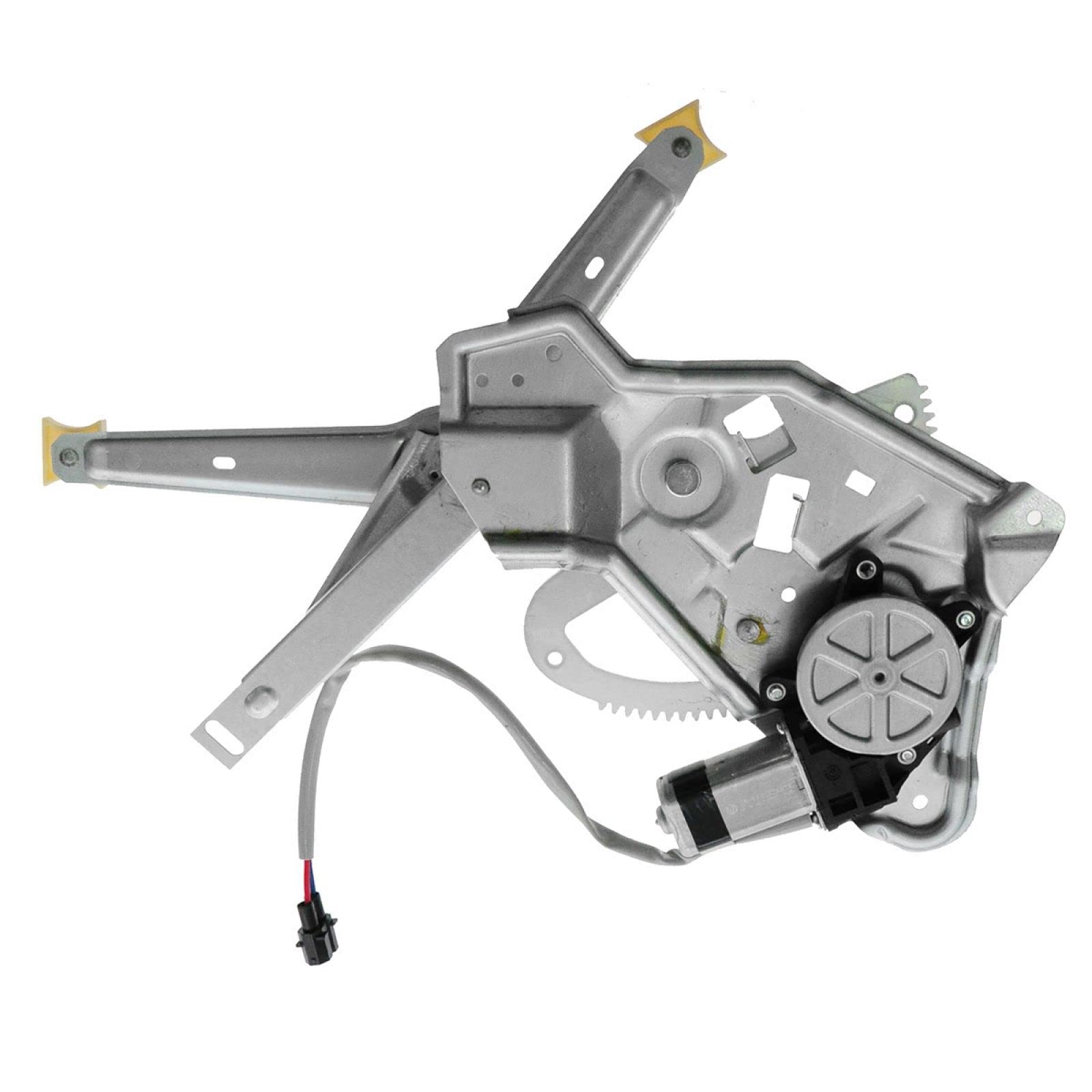 TRQ Rear Left Power Window Regulator &amp; Motor Assembly Drivers Side Compatible with 1989-1995 BMW 525i 1994-1995 530i 1989-1993 535i 540i 1991-1993 M5