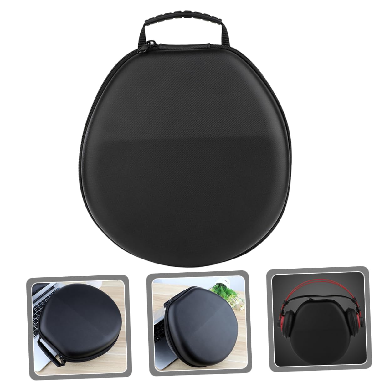 Funda De Transporte para Auriculares Bolsa De Almacenamiento De Auriculares Portátil Estuche
