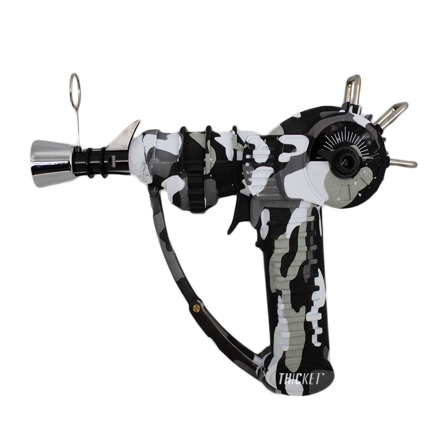 THiCket Raygun Torch Lighter, with Adjustable Flame and Safety Lock (Camo Black)