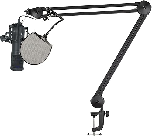 Audiosavings Bundle 512 Audio Warm Audio 512-POP Paquete de filtros pop de metal profesional con audio cálido 512-BBA 31" micrófono ajustable brazo