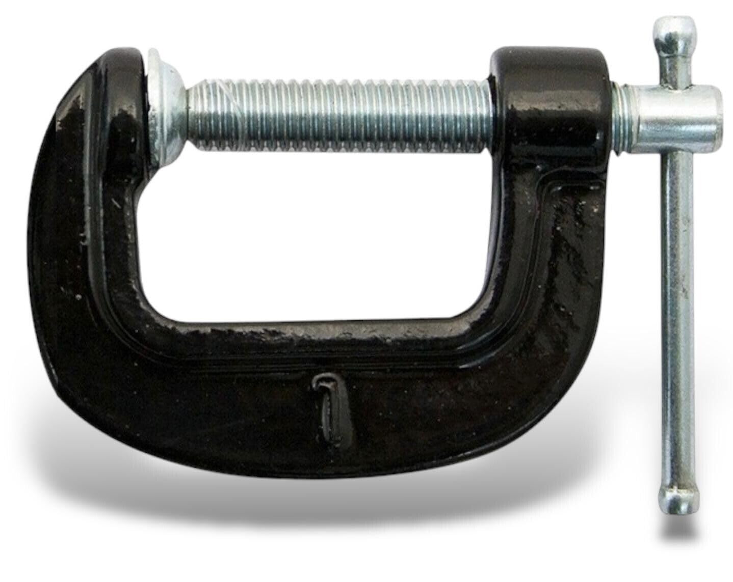 Paulstore Black 1" -25Mm G-Clamp Diy Iron Steel Vice Carpentry Heavy Duty Workbench Workmate
