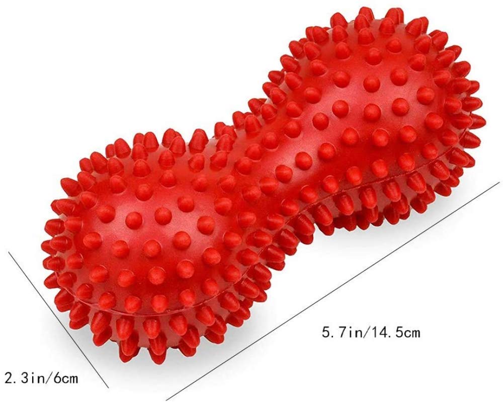zaizai Igelballmassagegerät, Muskelentspannung Yoga Fitness Mini Igelball, Plantarfasziitis lösen Plantar Press Trainingsball