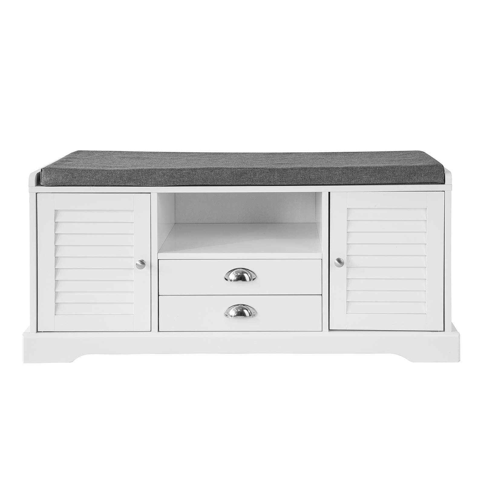 Buy Haotian Storage Bench with Drawers & Padded Seat Cushion, Hallway