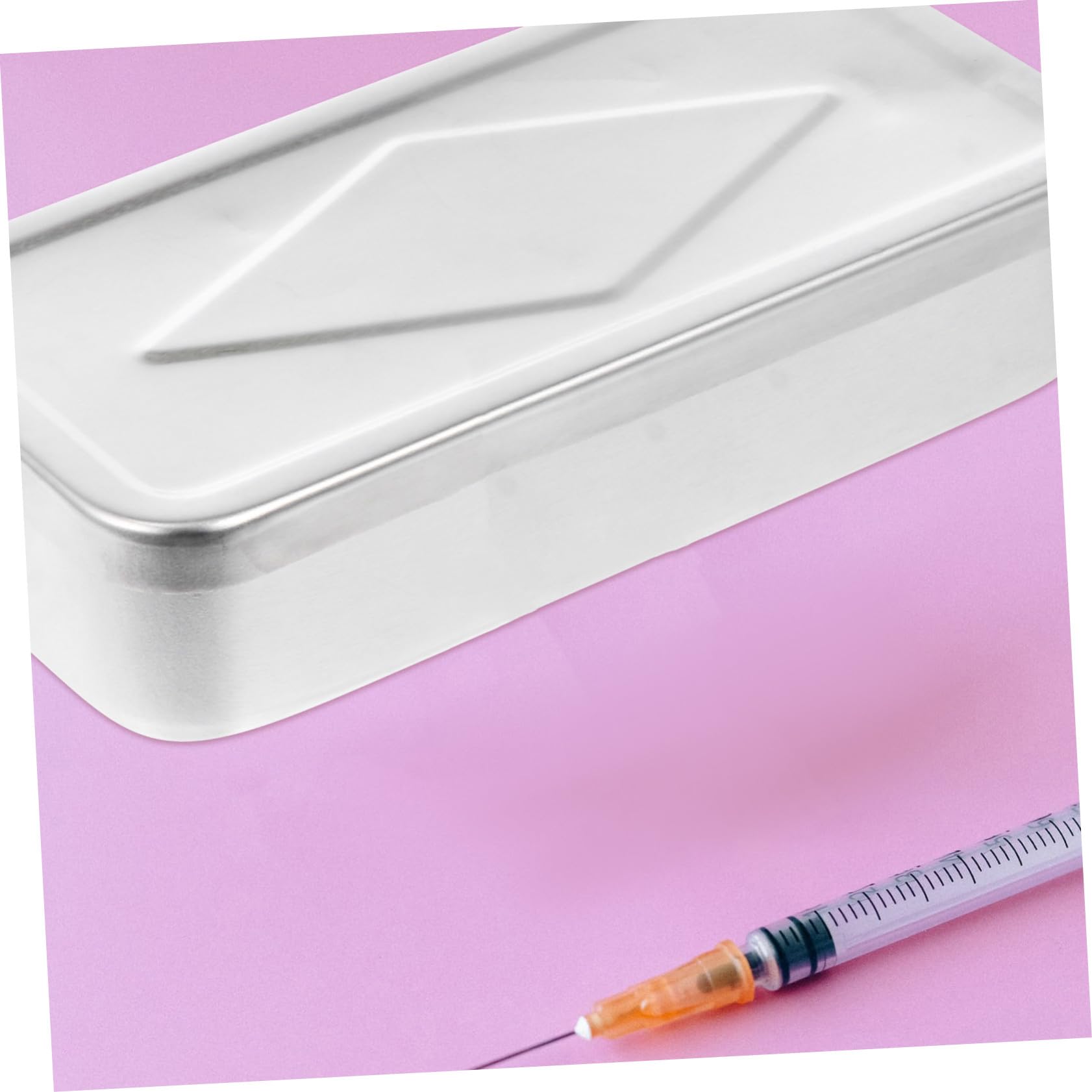iplusmile Boîte À en Aluminium 20X10X4.5 Cm Boîte De Hygiénique avec Couvercle Résistante À La Corrosion pour Outils Et De Laboratoire