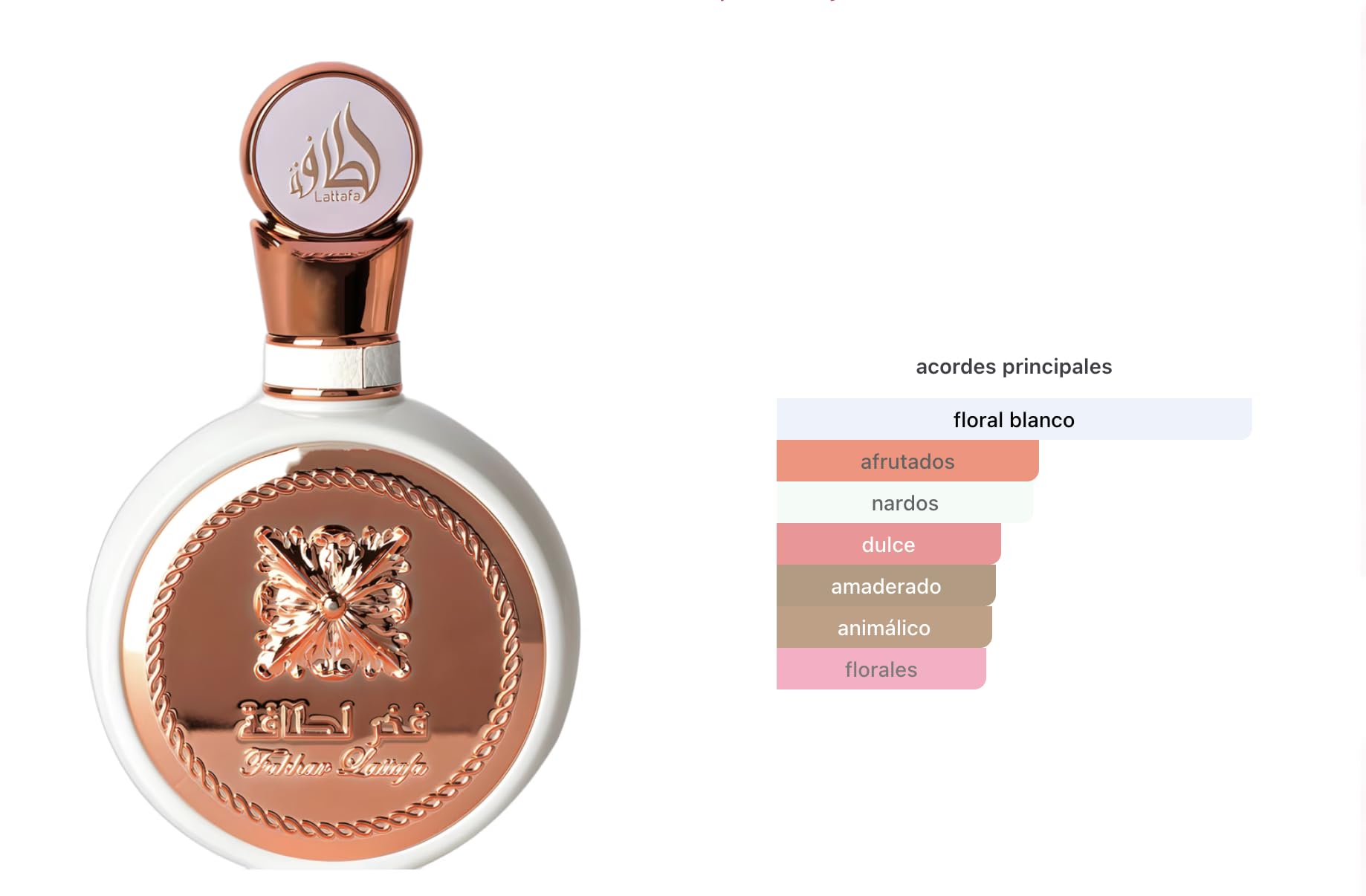 Lattafa Perfume Fakhar for Women 100ML, Perfume Árabe para Mujer de Larga Duración, Eau da Parfum Importado desde Dubái, Fragancia Floral y Dulce para Mujeres Incluye Atomizador Recargable 5ML (Rose)