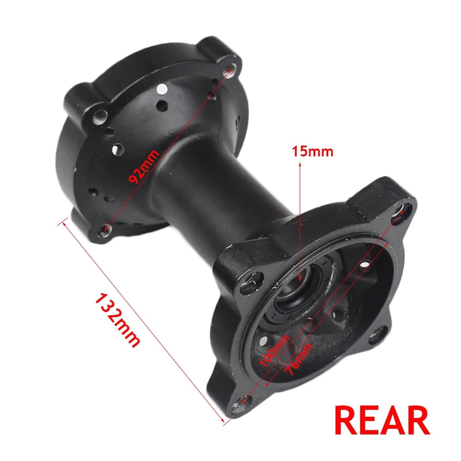 Vorderradfelge Passend für XR CRF BBR 10 12 14 17 Zoll Dirt Pit Bike 15 mm Radachsloch vorne oder hinten Felgennabe Radnabe(Rear)