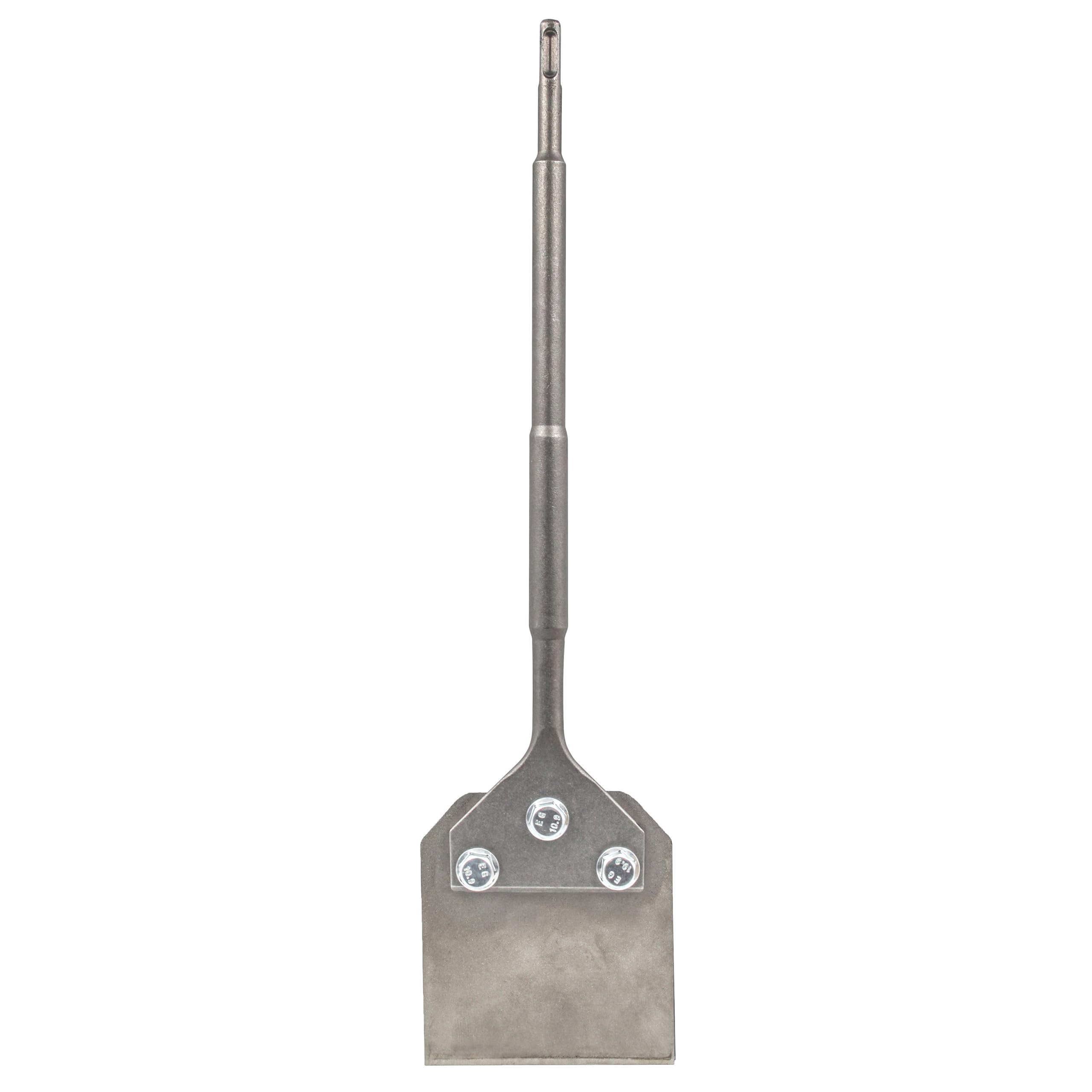 Faithfull SDS Plus Tile & Floor Scraper, 400mm x 100mm, for Scraping & Removing Adhesives, Paint & Soft Plaster from Floors & Walls