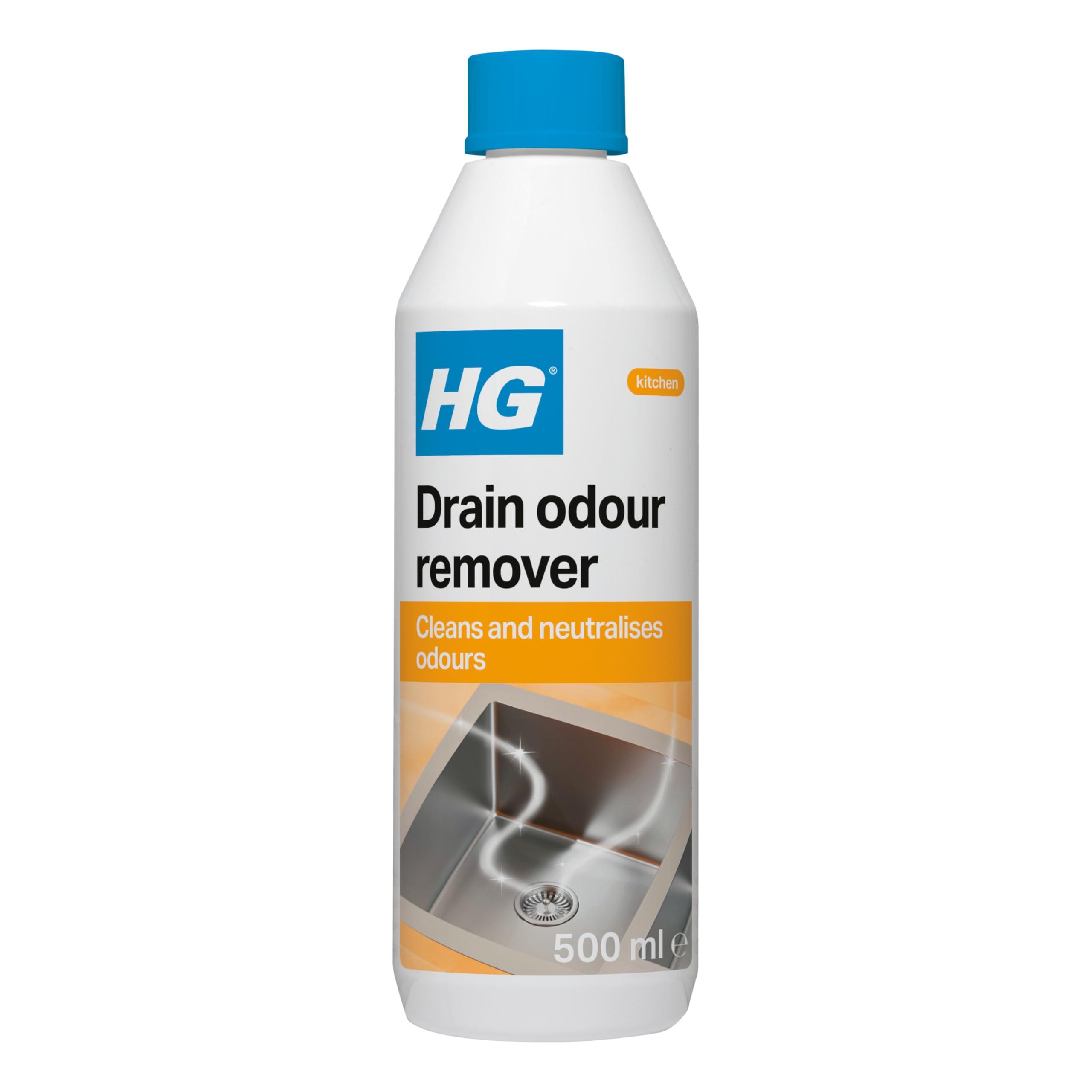 HG Self-Acting Drain Odour Deposit Cleaner, Remover & Freshener