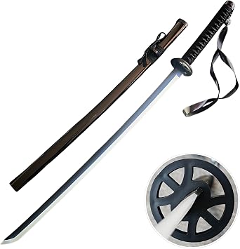 Grass Wood Sword, Luminous, Pre-Toy, Rechargeable, Lighted Sword, Snow White Sleeves, Sky Chain, Moon Sword, Pulled Sword, Practice, Japanese Sword, Sunflower Sword, Luminous Sword, 39.8 inches