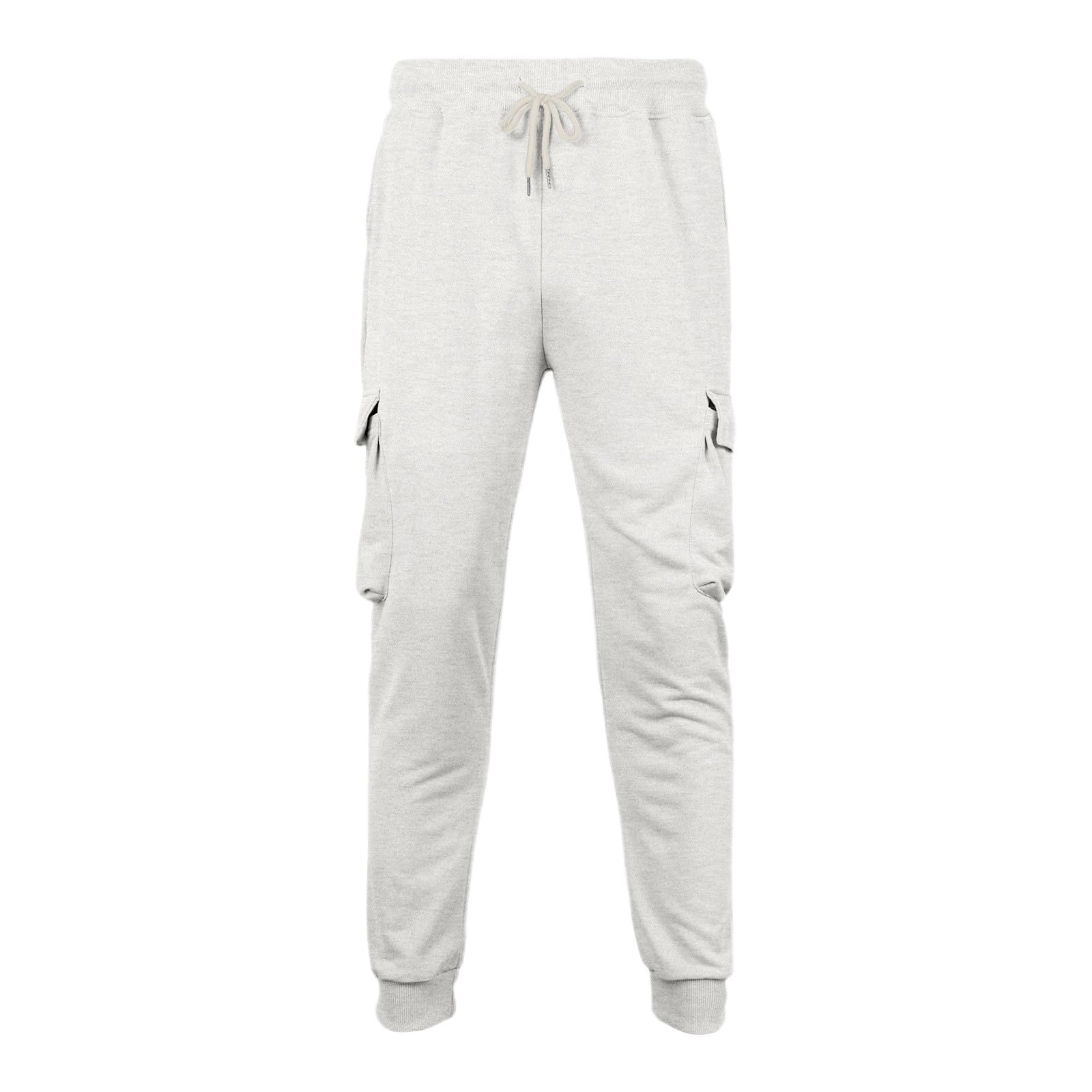Set da jogging da uomo, 2 pezzi, felpa da jogging in maglia autunnale, morbida, sportiva, con scollo rotondo, tasche, calda, traspirante, confortevole, leggero, allenamento A110