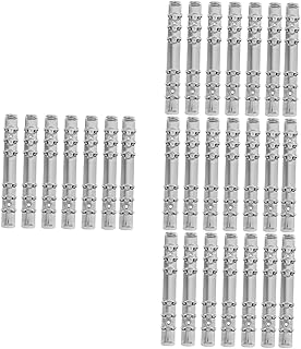Ciieeo Pastas De Material De Escritório 28 Peças Caderno Espiral Folhas Soltas A6 Pentes De Lombada Mecanismo De Notebook Planejador Lombadas Suprimentos De Papelaria Clipes De