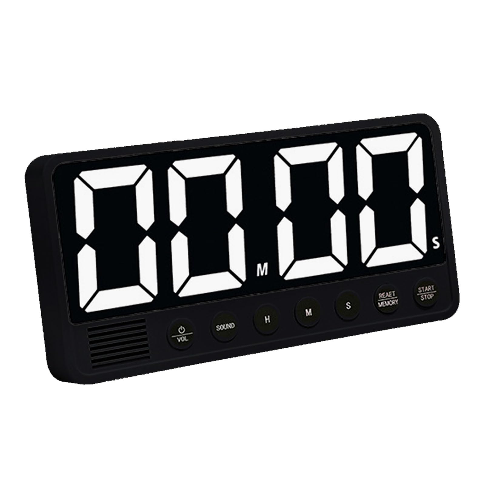Grand écran LED Minuterie Comptage Haut / Bas pour Salle de Classe Maison Tablette Magnétique Minuterie Cooking Digital Minuterie Chronomètre