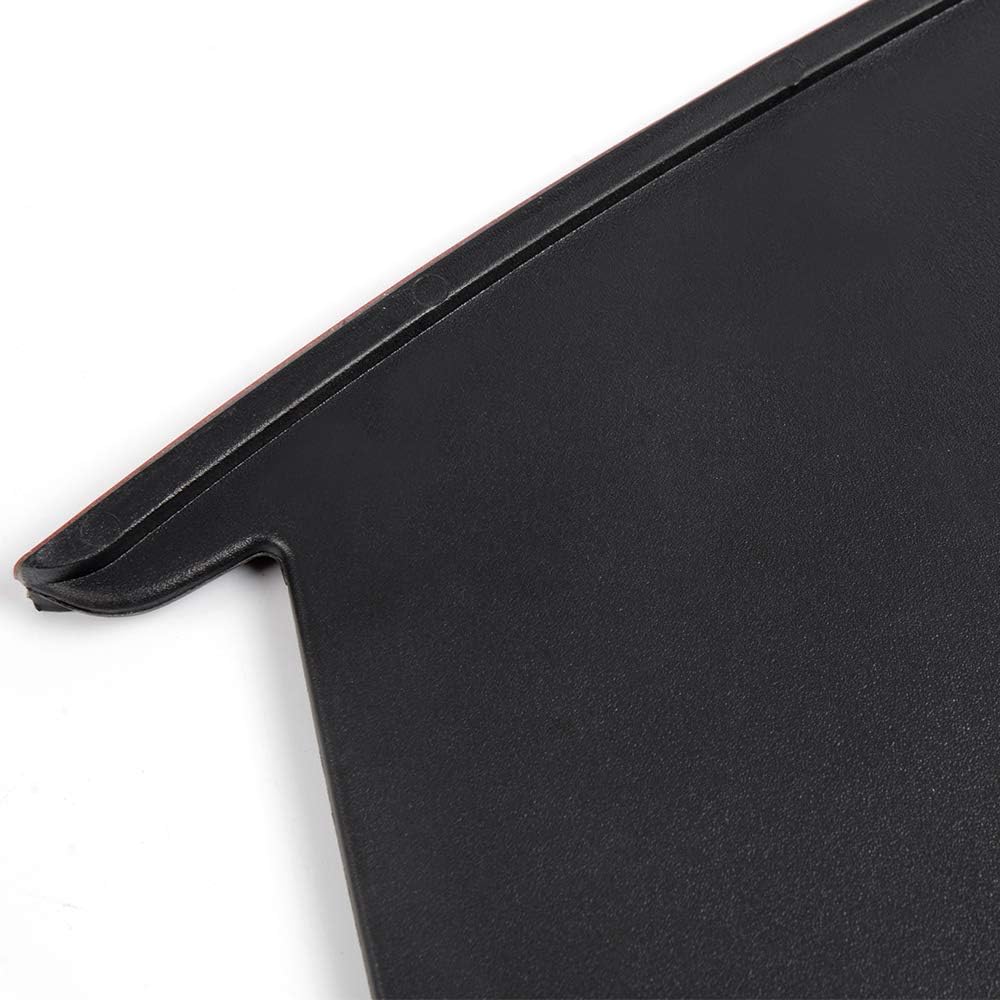 PIT66 Rear Spoiler Wings Stiffi Support Stabilizer Kit Compatible with 11-14 Subaru Impreza WRX STi Black 2 PCS